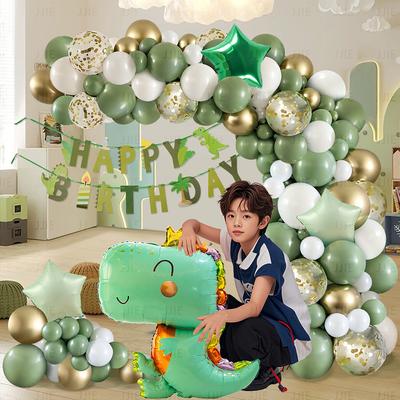 Boys Girls Cartoon Internet Celebrity Balloon Chain Scene Decoration Party Balloon Ornaments Birthday Ritual Background Wall