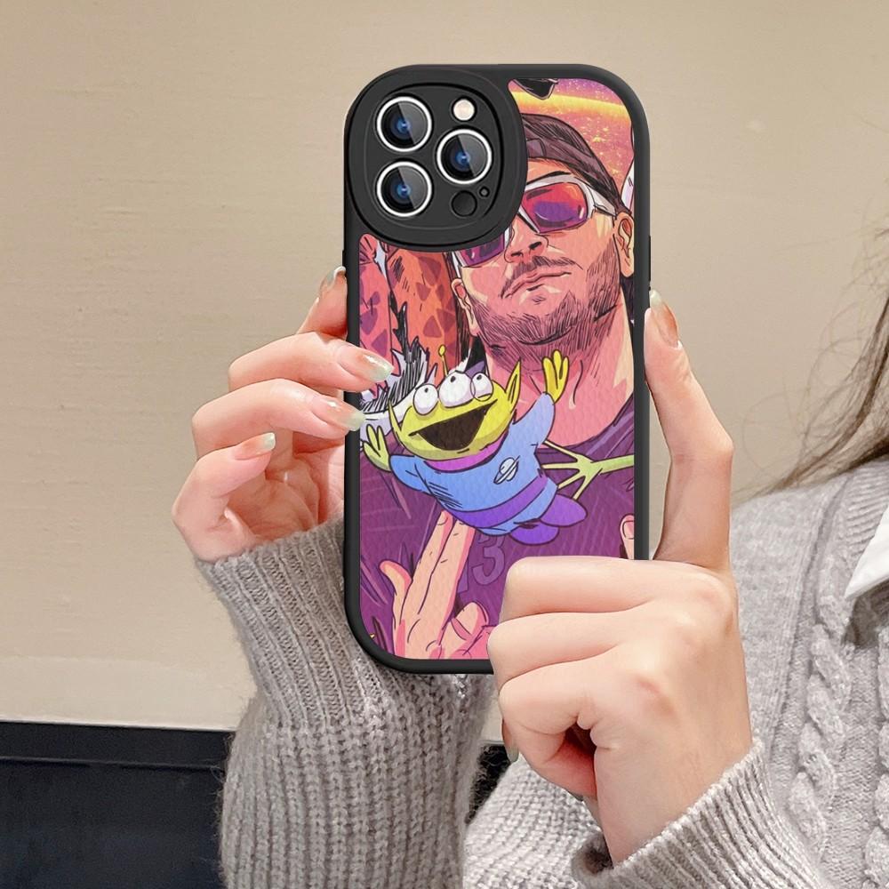 

Rapper JuL C est Pas Des Lol Phone Case Hard Leather For iPhone 14 13 12 Mini 11 14 Pro Max Xs X Xr 7 8 Plus Fundas iPhone 15 pro