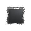 Sedna Design 1-pole Switch, Black Anthracite