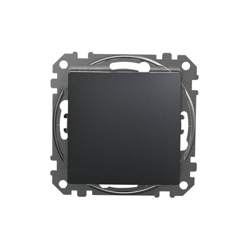 Sedna Design 1-pole Switch, Black Anthracite