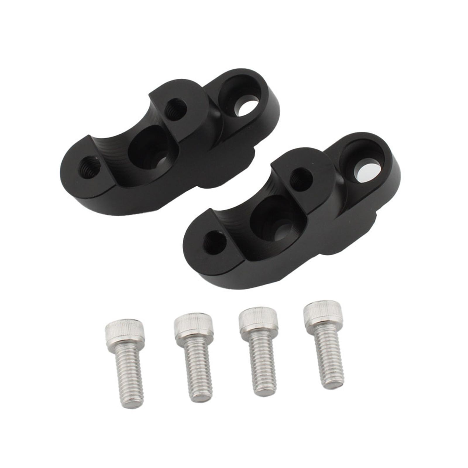 

Handle Bar Risers Component Motorbike Accessories Durable Aluminum Alloy Riser Support for Honda NC750X CB300F CB500F чорний