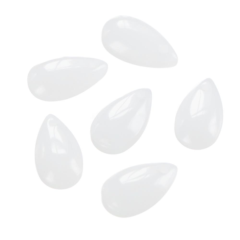 8x14mm Transparente Farbige Glas Tropfenanhänger Perlen für DIY Haarnadeln, Ohrringe und Armbänder