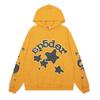 Felpa Oversize Unisex con Stampa di Lettere Metallizzate Stile Hip Hop Felpa in Cotone Uomo Abbigliamento Casual Invernale