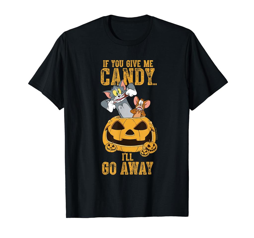 Tom and Jerry If You Give Me Candy...I'll Go T-Shirt