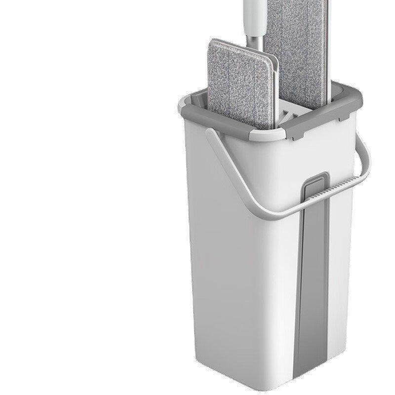 Self-Wringing Flat Mop and Bucket Set