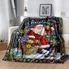 Winter Wonderland Snowman Flannel Blanket-Soft and Suitable for Sofas,Beds,Offices,Travel,All Seasons,Great Gift for Holidays and Birthdays.