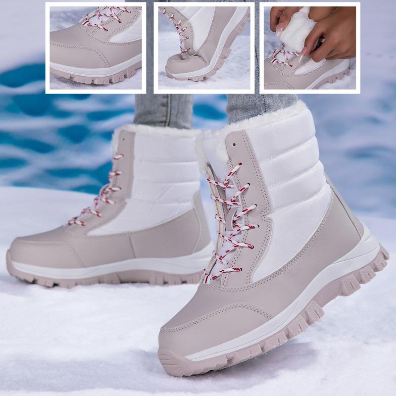 Women's High-top Cotton Shoes Boots Large-size Outdoor Anti-slip Waterproof Women's Snow Boots Winter Shoes for Women