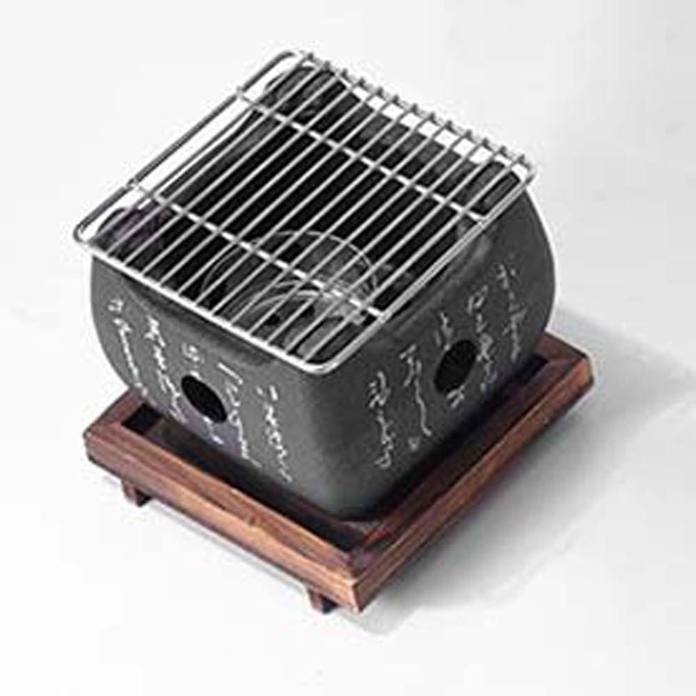 Aluminium Zinc Zinc Alloy Charcoal Stove Japanese Style Barbecue Grill Portable Charcoal Grill Household