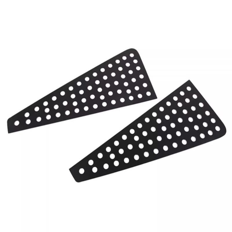 

Черный сплав заднего окна автомобиля в сотовом стиле защитная пластина накладка наклейки аксессуары для Land Rover Freelander 2 LR2 чёрный