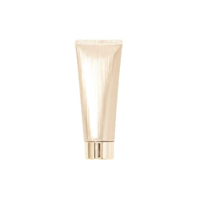 100ml/100g Brushed Gold & Silver Composite Soft Tube with Acrylic Cap - Empty Cosmetic Bottle