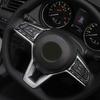 For Nissan Kicks 2017 2018      Car Steering Wheel Frame Cover Decoration Trim Auto Interior Accessories