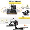 5 In 1 Heat Press Transfer Machine 12x15inch with 34” Vinyl Cutter Plotter Machine Kit Art Craft Printer Sublimation(34”/870mm) Limation (34”/870mm)