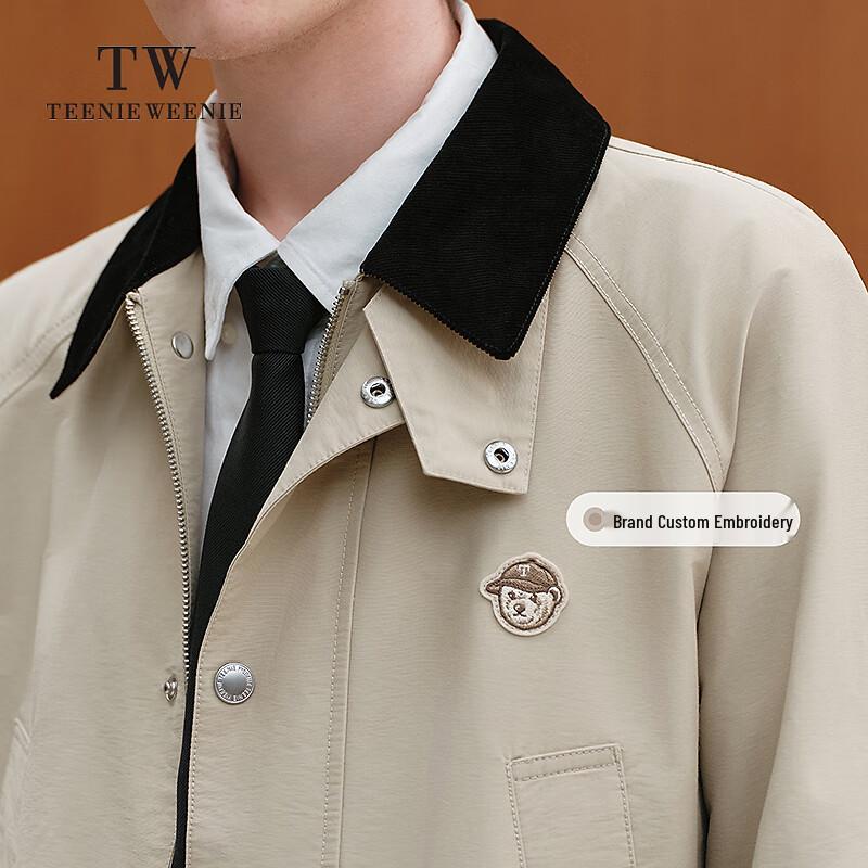 Teenie Weenie Men's Trendy Lapel Workwear Jacket