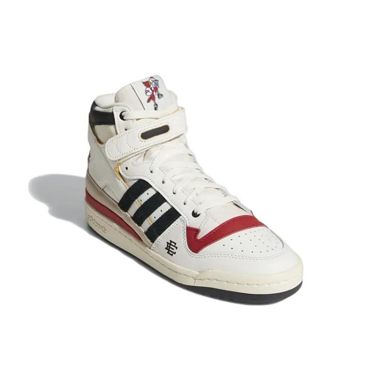 Adidas Eric Emanuel X Midnight Madness X Forum 84 High Louisville Cardinals Men Sneakers White Cloud-White Core-Black GW7792