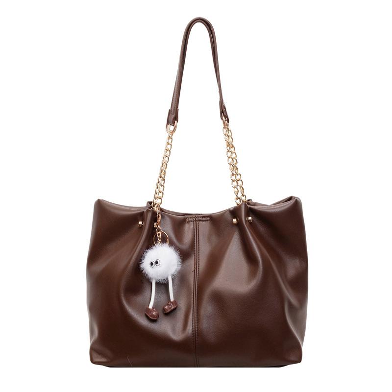 High-end Style Large-capacity Tote Bag for Students' School Commuting and Carrying on Their Shoulders