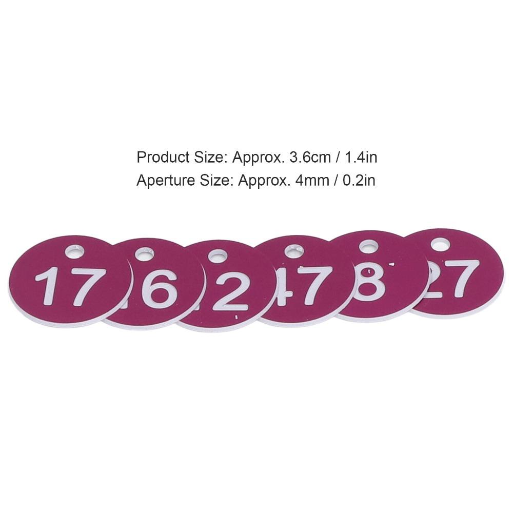 50Pcs Round Shape Beehive Markers Numbered 1-50 Apiary Labels Breeding Mark Labels Apiary Use