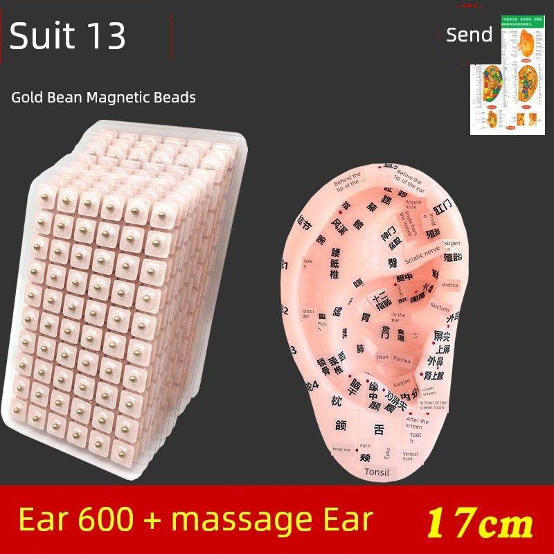 Bean Stickers Magnetic Suction Bean Acupunture Sticker Bead Auricular Needle Stickers Wrist Magnetic Therapy Acupunture Sticker Stimulation Stickers