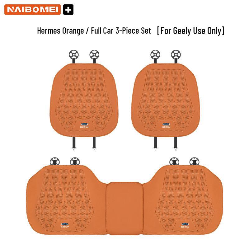 Leather Seat Covers for Geely Cars: Xingyue, Binyue, Emgrand, Borui, Geometry, ICON - Front and Rear Seats