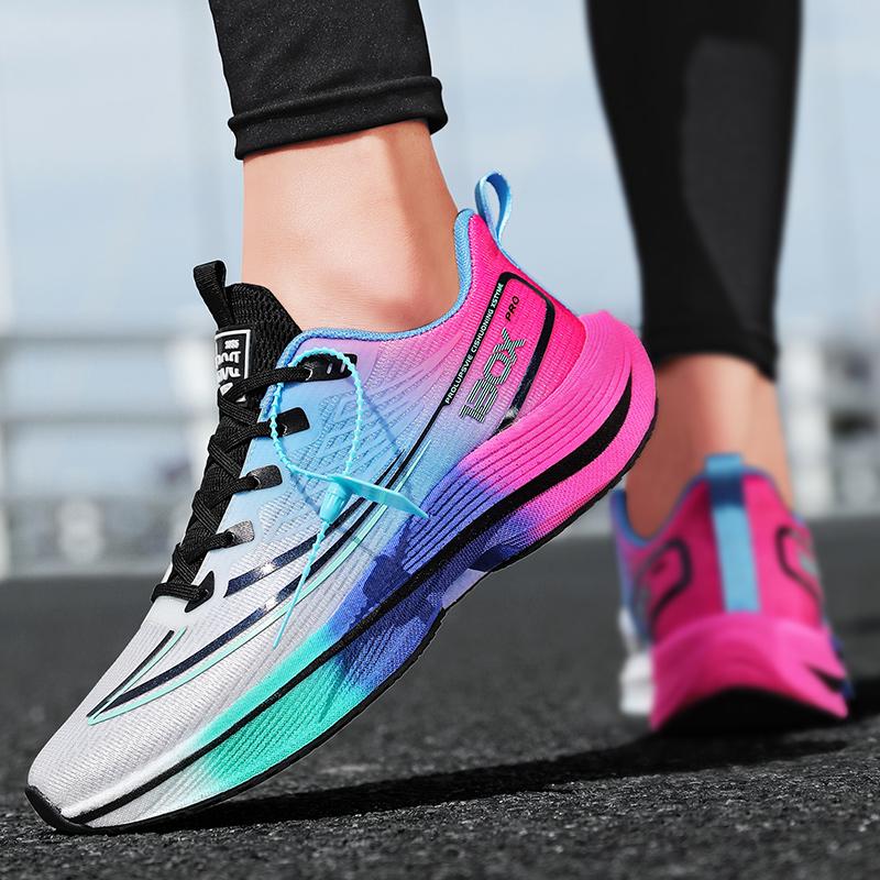 INS Carbon Plate Marathon Sneakers Men Running Sports Shoes Air Cushion Lightweight Comfy Athletic Gym Tenis masculino Footwear