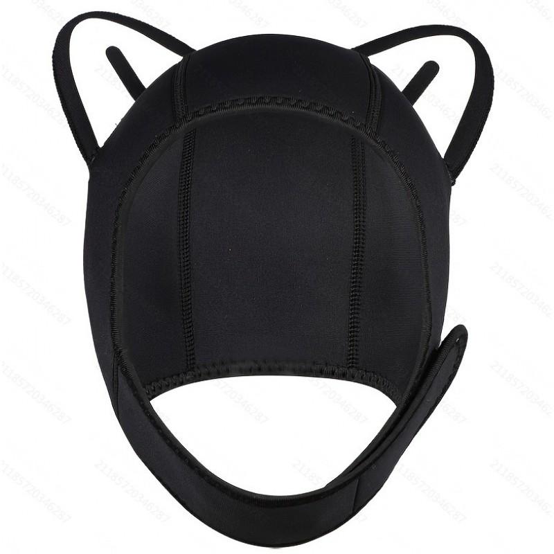 Unisex 2.5mm Neoprene Swim Cap Diving Surfing Winter Swimming Sun Protection Warmth