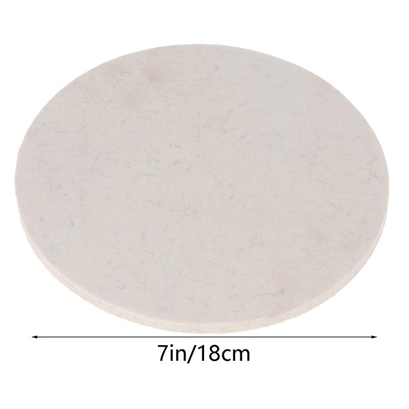 Polishing Pads Wool Felt Abrasive Wheel 50/75/125/ 150/180Mm Soft Felt Discs For Glass Stainless Steel Polish Repair Scratche