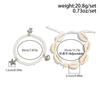 PuRui Retro 2Pcs/Set Imitation Zircon Anklets Women Barefoot Summer Ocean Beach Mini Small Turtle Pendant Zircon Accessories