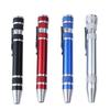 8 In 1 Pocket Screwdriver Set Magnetic Bits Changeable Bits Multitool Precision Bits Aluminum Alloy Portable Repair Tool