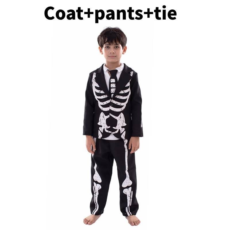 Dinosaur Skeleton Halloween Cosplay Costume Kid Stage Costume Clothing Parties