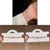 Iris Blume Zirkon Kreuz Verstellbares Armband Für Frauen Modeschmuck Geschenk Für Sie
