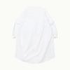 CHIQUITA Henley Neck Long Shirt (Oxford) White 241304Swh