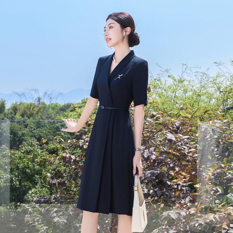 Terman Women's Professional A-Line Suit Dress