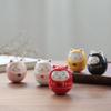 Japanese Ceramic Daruma Crafts Cartoon Lucky Cat Fortune Ornament Landscape Home Decor Accessories Gifts Living Room Decoration