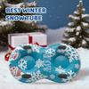 New Inflatable Double Ski Tube with Handles for Adults & Kids - Durable PVC
