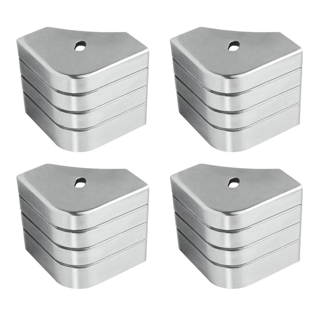 Pontoon Corner Caps Protective Accessories Professional Aluminum High Performance Deck Corner Caps for 90 Rounded Corners