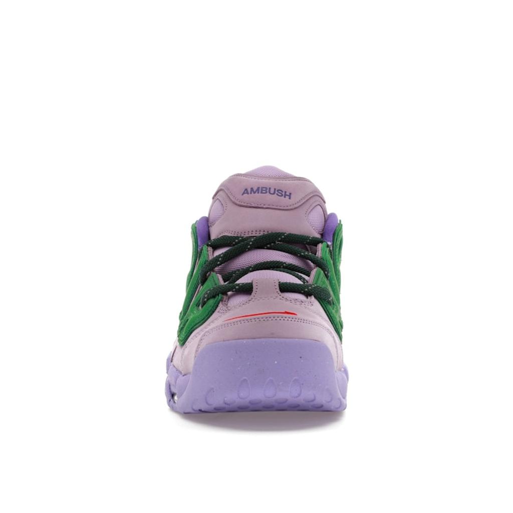Nike AMBUSH X Air More Uptempo Low Lilac Unisex Sneakers Purple Apple-Green University-Red FB1299-500