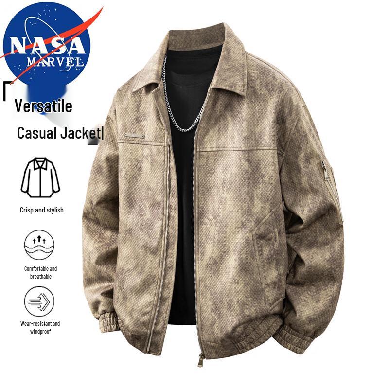 NASA MARVEL Men's Casual Loose Fit Jacket