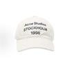 Acne Studios Elegante Sombrero de Ala Curva con Logo en Relieve para Hombres Jóvenes Mujeres, Gorra Ajustable Diaria Casual C40434-DC6