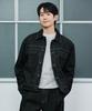 Mindbridge Black Raw Denim Trucker Jacket