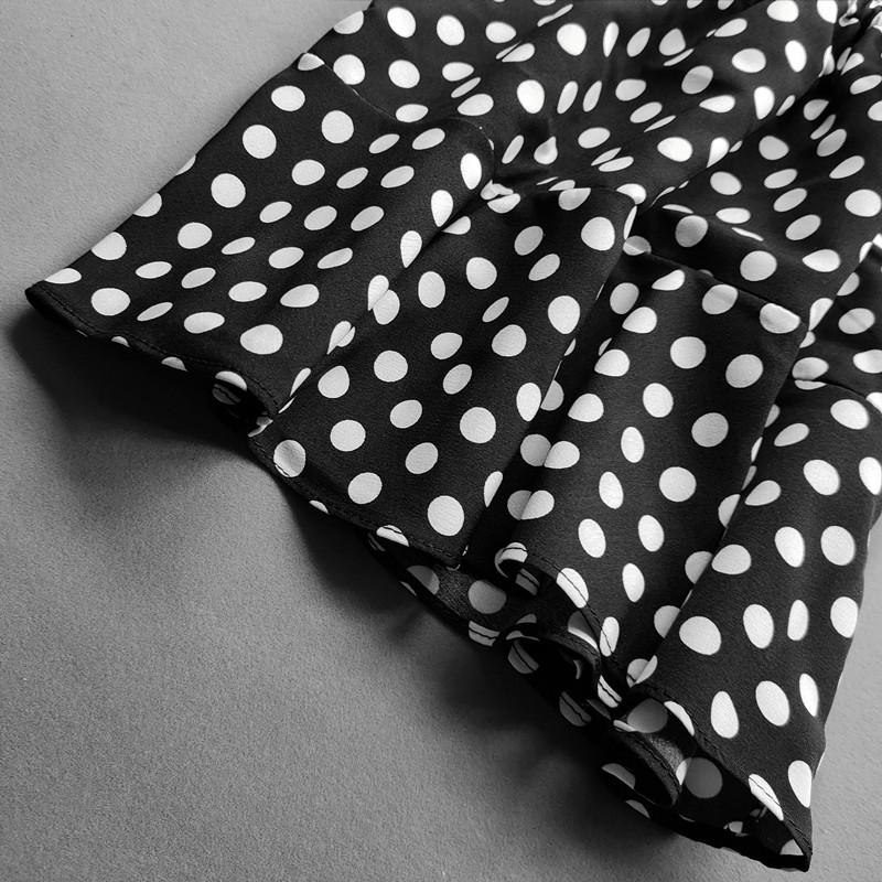 Letní Dívčí Volánkové sukně Dívčí Dívčí Minisukně s potiskem teček pro volný čas Dětská Krátká skládaná sukně pro dívky Oblečení