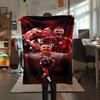 FCB Print FlAannel Blanket, High quality Comfortable for All Seasons, Home Decor, Warmth and Comfort