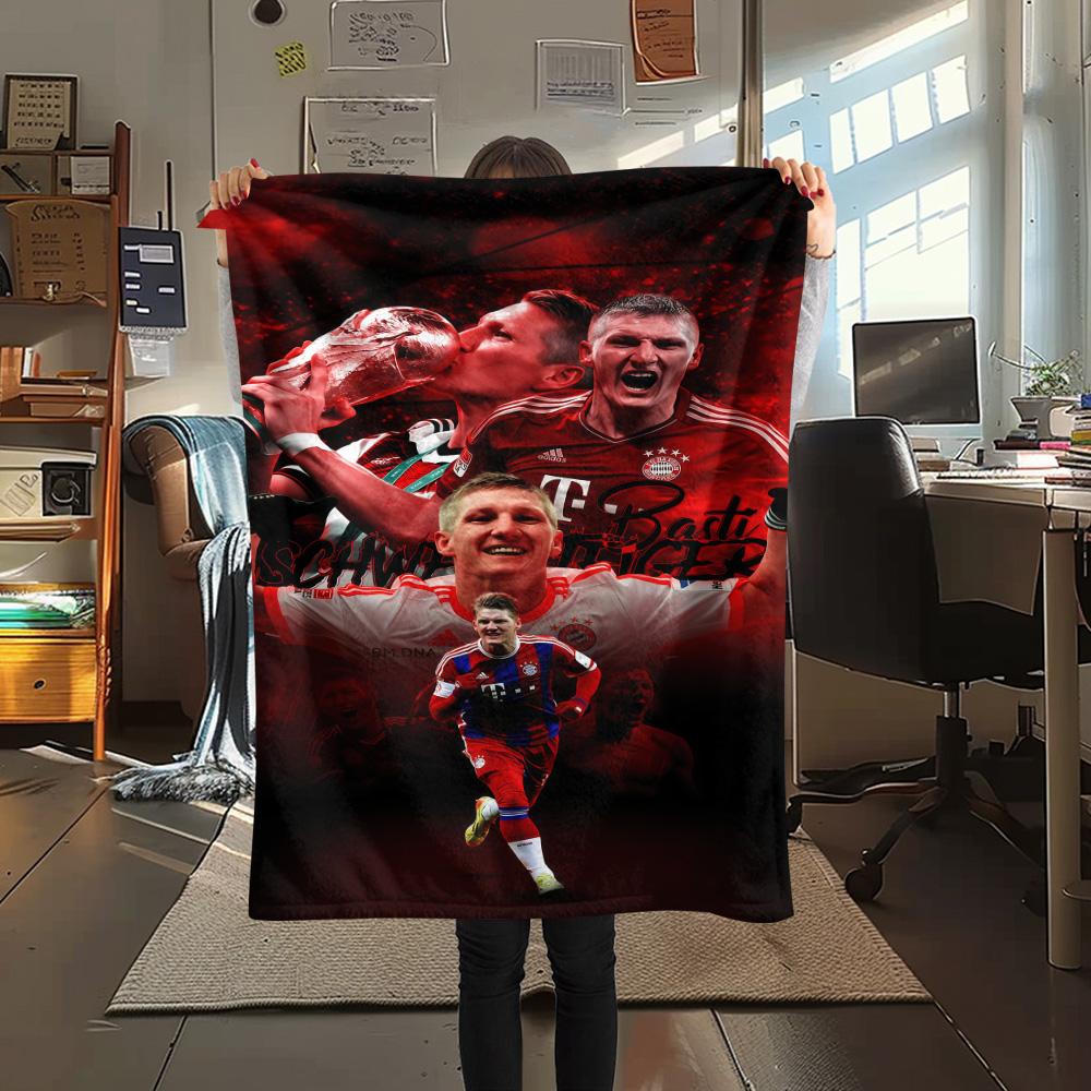 FCB Print FlAannel Blanket, High quality Comfortable for All Seasons, Home Decor, Warmth and Comfort