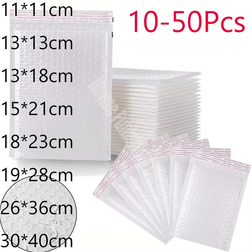 11/15/23cm White Bubble Envelopes Thicken Waterproof & Shockproof Bubble Mailers Shipping Envelope Bags Self Seal Packing Bag
