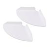 2pcs Wall Mount Floating Corner Shelves Quarter Round Hanging Corner Shelves for Bedrooms Living Rooms Shower Room