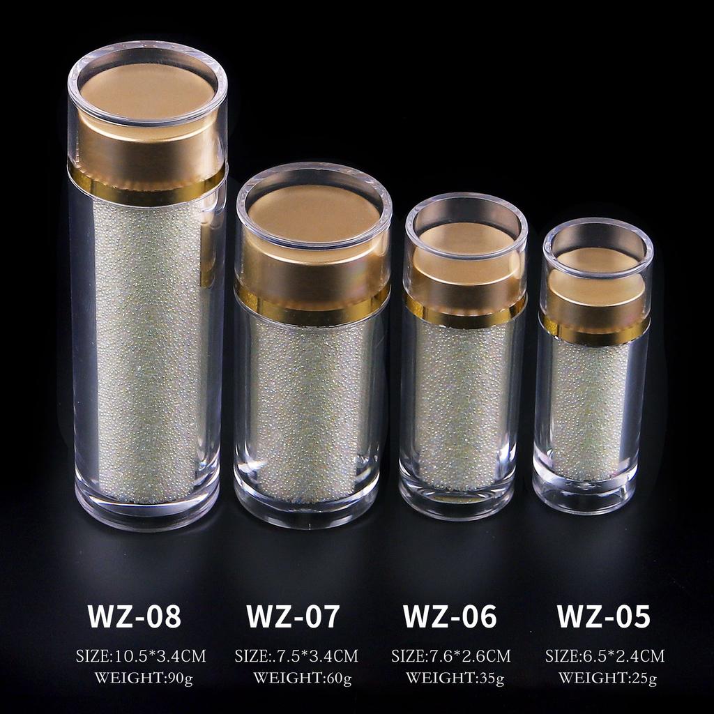 Nail Art Jewelry Elf Beads, Glass Beads Mixed Diamonds, Transparent Beads Micro-Diamonds, Bottled Direct Sales