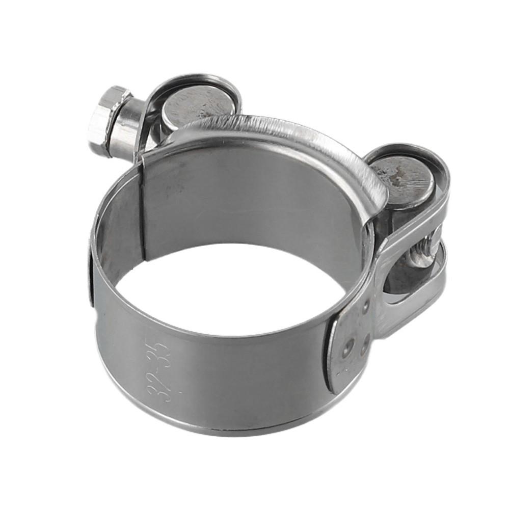 Hose Clamp Hose Clip 304 Stainless Steel Perfect Fit Silver Color