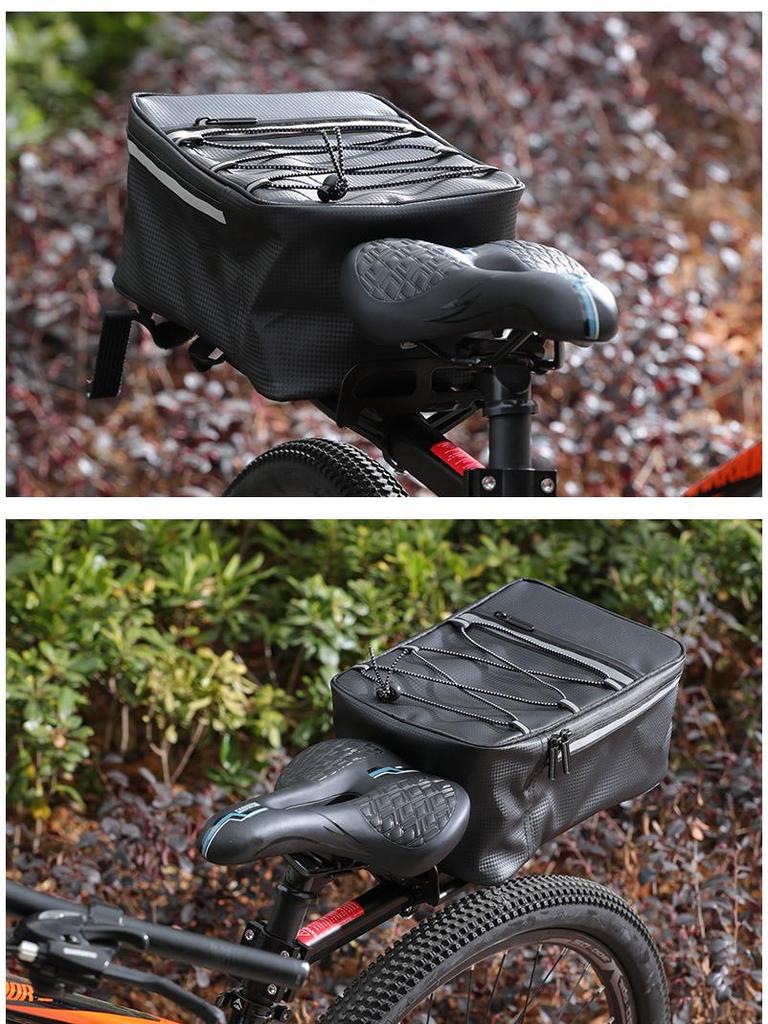Aluminum Alloy Rear Rack for Mountain Bike - Flat Suspended Cargo Carrier