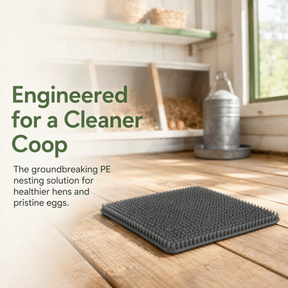 6pcs Breathable Chicken Egg Laying Accessory PE Chicken Bedding Pads Nest Box Liners Chicken Coop