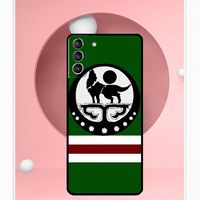 

Чехол с флагом Чечни Чеченский волк для Samsung Galaxy S24 S23 S22 Ultra Note 10 Plus Note 20 S9 S10 S20 S21 FE задняя крышка Galaxy S9