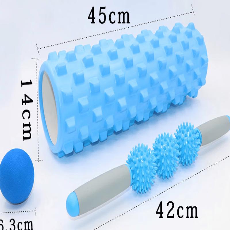 LISM Wolf-Tooth Textured Hollow Foam Roller Set