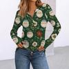 Women's Print Long Sleeve Shirts Elegant Casual Tops Trendy Shirts Tops